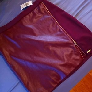 Guess faux leather mini skirt